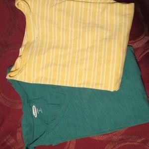 2 Short sleeve shirts